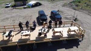 Members shooting at the FR NV firing range
